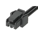 Molex Micro-Lock Plus Wire to Board Cable, 6 Way Female to 2 Way Female, 50 mm, Black, 50V, Polybutylene 45111-0200
