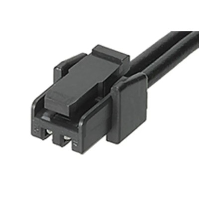 Molex Micro-Lock Plus Wire to Board Cable, 6 Way Female to 2 Way Female, 50 mm, Black, 50V, Polybutylene 45111-0200