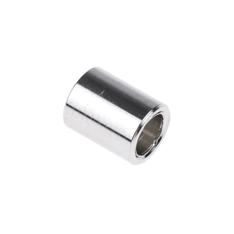 RS PRO Round Brass Spacer, Nickel-Plated, 6 mm Length, 3.2 mm Inside Diameter, 4.8 mm Outside Diameter 606-759