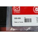 RS PRO M3 Hex Standoff, Male/Female, Brass, 10 mm Body, 8 mm Stud, Nickel Plated, 606-686