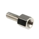 RS PRO Brass Hex Standoff, M3, 5mm Body, 8mm Stud, Male/Female, Nickel Plated 606-670