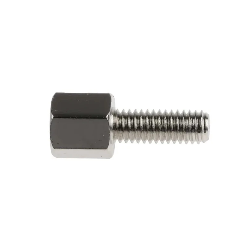 RS PRO Brass Hex Standoff, M3, 5mm Body, 8mm Stud, Male/Female, Nickel Plated 606-670