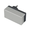 Bopla Eletec Series Grey ABS Handheld Enclosure with Integral Battery Compartment, IP40, 100 mm x 50 43420104 SE 420 E/CEE