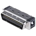 3M 101 Series 36-Way Straight Cable D-Sub Connector, 1.27mm Pitch, IDC Wiremount, Male, 10136-6000EL
