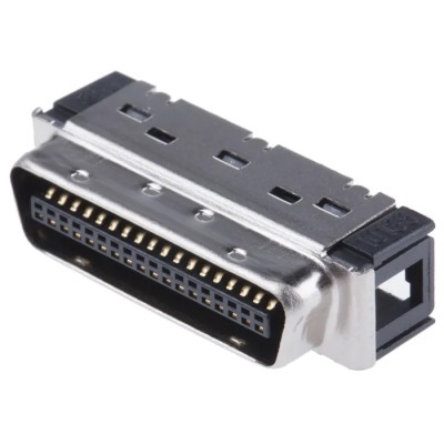 3M 101 Series 36-Way Straight Cable D-Sub Connector, 1.27mm Pitch, IDC Wiremount, Male, 10136-6000EL