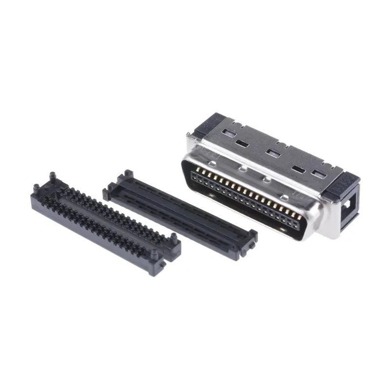 3M 101 Series 36-Way Straight Cable D-Sub Connector, 1.27mm Pitch, IDC Wiremount, Male, 10136-6000EL