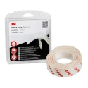 3M Scotchmate Hook & Loop Tape, White, 25mm x 1.25m, Pressure Sensitive Adhesive SJ352B 3M SJ352B white 25mm x 1,25m