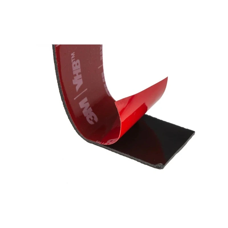 3M VHB Double Sided Black Foam Tape, 19mm Width x 11m Length, 1.1mm Thickness, Acrylic Adhesive 3M 5952F 19mm x 11m