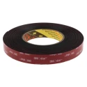 3M VHB Double Sided Black Foam Tape, 19mm Width x 11m Length, 1.1mm Thickness, Acrylic Adhesive 3M 5952F 19mm x 11m