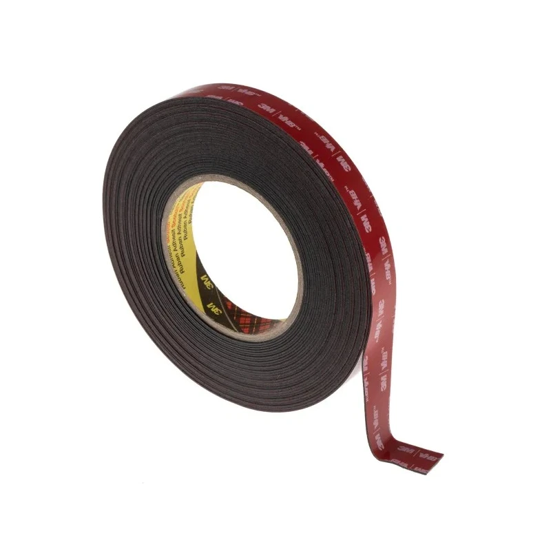 3M VHB Double Sided Black Foam Tape, 19mm Width x 11m Length, 1.1mm Thickness, Acrylic Adhesive 3M 5952F 19mm x 11m