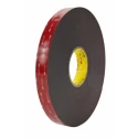 3M VHB Double Sided Black Foam Tape, 19mm Width x 11m Length, 1.1mm Thickness, Acrylic Adhesive 3M 5952F 19mm x 11m