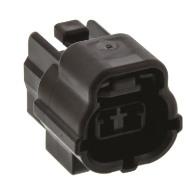 TE Connectivity Econoseal J Mk II Automotive Connector Male Black Cable 2 Way Crimp Termination 18.5A 174352-2