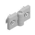 Bosch Rexroth Plastic Hinge Guarding Accessory, 10 mm Groove, 50 mm Strut Profile, Set of 2, 3842554466