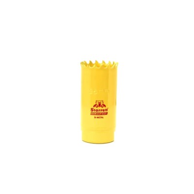 Starrett HSS Bi-Metal Hole Saw, 25 mm Diameter, Drill Bit for Plastic, Mild Steel, Metal, Plaster, Stainless FCH0100-G