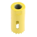Starrett HSS Bi-Metal Hole Saw, 25 mm Diameter, Drill Bit for Plastic, Mild Steel, Metal, Plaster, Stainless FCH0100-G