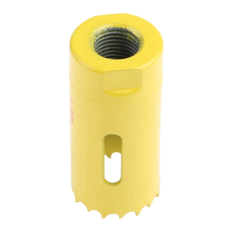 Starrett HSS Bi-Metal Hole Saw, 25 mm Diameter, Drill Bit for Plastic, Mild Steel, Metal, Plaster, Stainless FCH0100-G