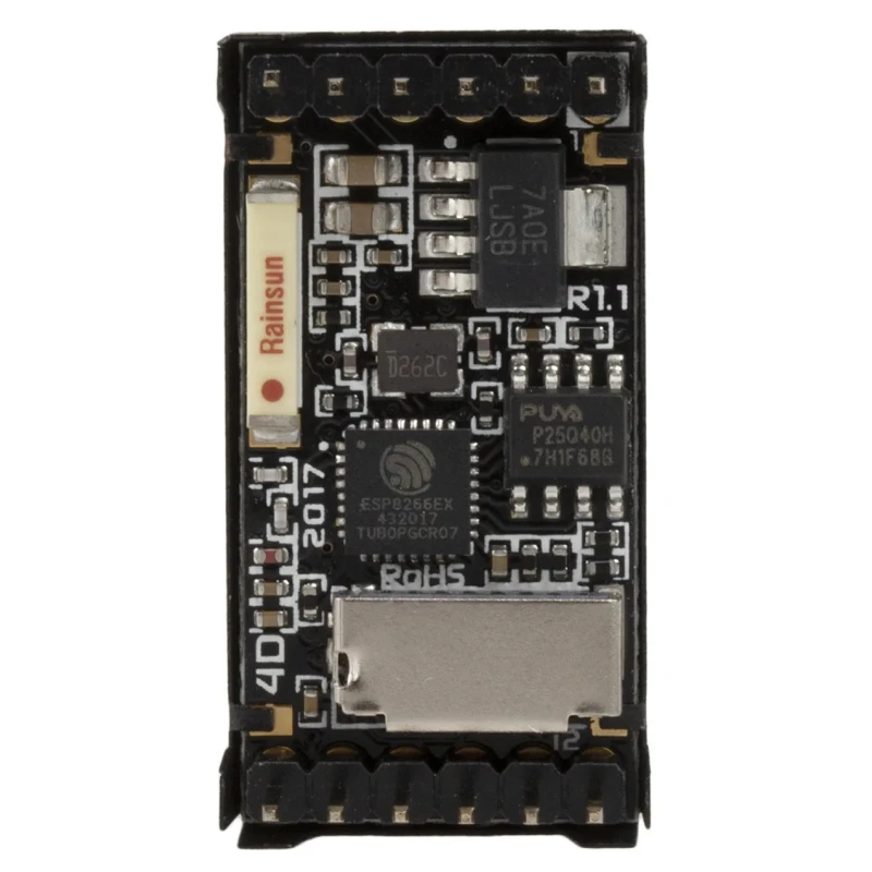 4D Systems LCD-TFT Display Module IoD-09TH, 22.86mm, 80x160 Pixels, ESP8266, LED Backlight, WiFi, Micro SD
