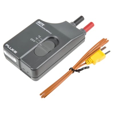 Fluke Thermocouple Module for Multimeter Application Adapter, Compatible with 12 Series, 190 Series, 111 Series, 110 1641616