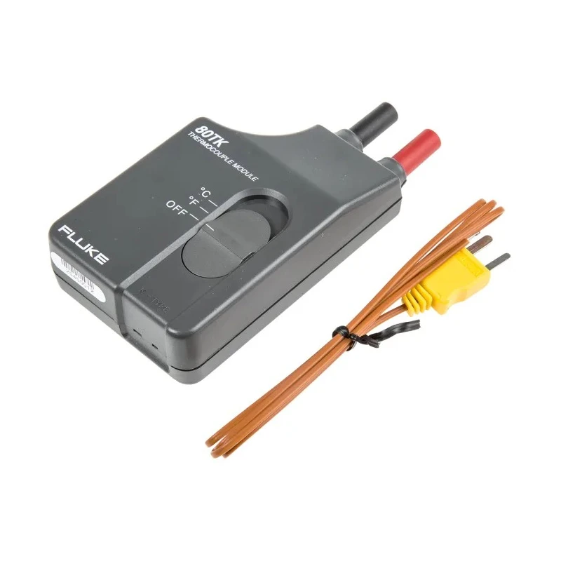 Fluke Thermocouple Module for Multimeter Application Adapter, Compatible with 12 Series, 190 Series, 111 Series, 110 1641616