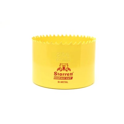 Starrett Bi-Metal HSS Hole Saw, 67 mm Diameter, For Metal, Mild Steel, Stainless Steel FCH0258-G