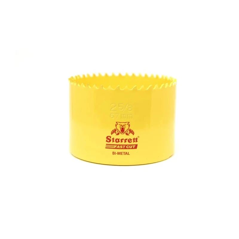 Starrett Bi-Metal HSS Hole Saw, 67 mm Diameter, For Metal, Mild Steel, Stainless Steel FCH0258-G
