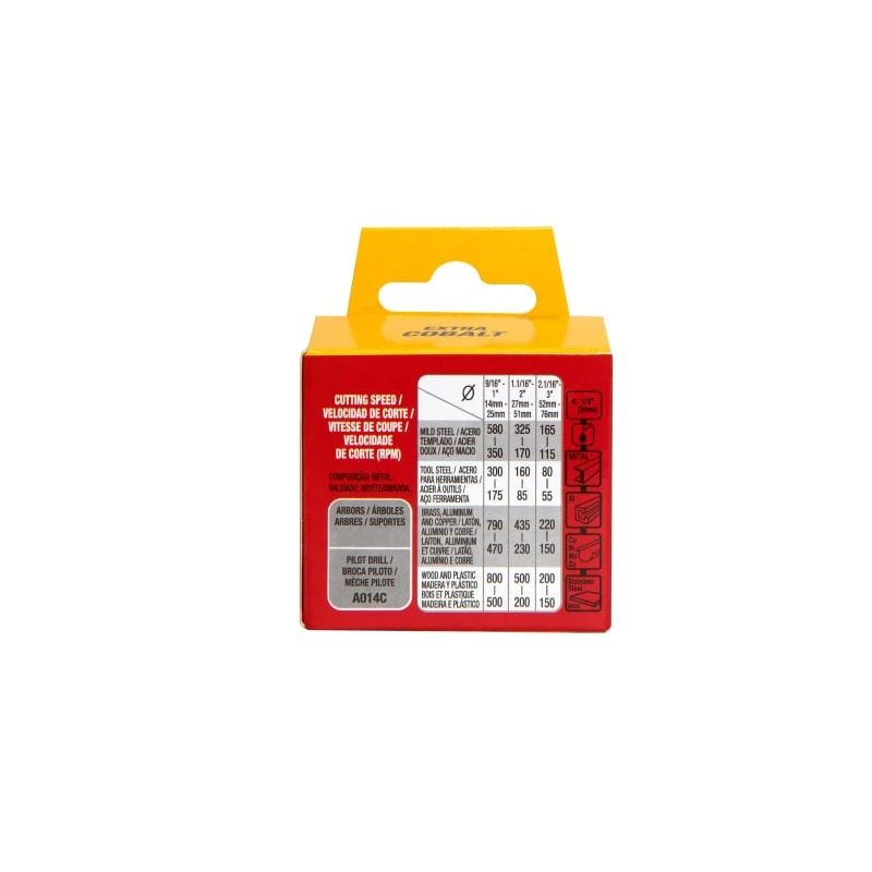 Starrett Bi-Metal HSS Hole Saw, 67 mm Diameter, For Metal, Mild Steel, Stainless Steel FCH0258-G
