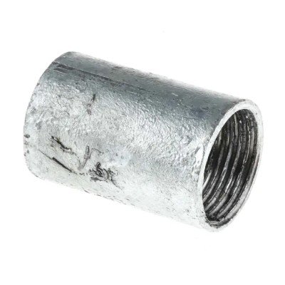 RS PRO Galvanised Steel Conduit Fitting, Coupler, 20 mm Nominal Size, M20 Thread, BS EN 50086, 606-030