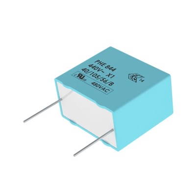 KEMET Film Capacitor X1, 470nF, 1kV DC, 440V AC, Through Hole, ±20% Tolerance PHE844