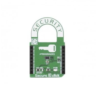 MikroElektronika Secure 3 Click EEPROM Add On Board, 32kB Memory, I2C, 3.3V/5V, MIKROE-2761