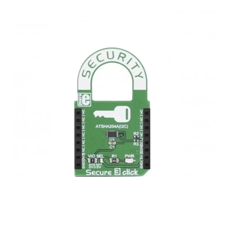 MikroElektronika Secure 3 Click EEPROM Add On Board, 32kB Memory, I2C, 3.3V/5V, MIKROE-2761