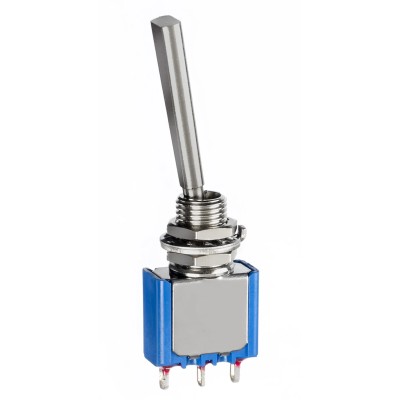 APEM Toggle Switch Panel Mount On-Off-On SPDT Solder Lug Terminal 30 V DC 250 V AC 5637AB-8