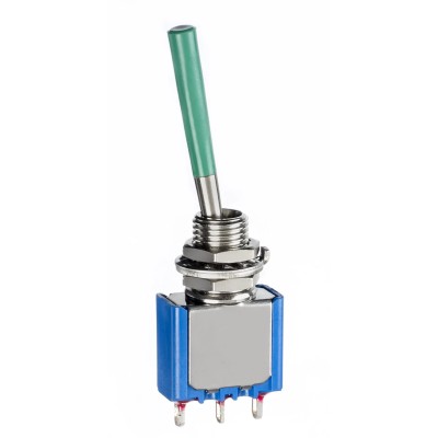 APEM Toggle Switch Panel Mount On-Off-On SPDT Solder Terminal 5639AB-21+U643