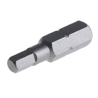RS PRO Hex Screwdriver Bit 0.25 mm Drive Size, 4 mm Hex Tip, 25 mm Length, Chrome Vanadium Steel 618-982