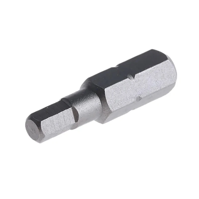 RS PRO Hex Screwdriver Bit 0.25 mm Drive Size, 4 mm Hex Tip, 25 mm Length, Chrome Vanadium Steel 618-982