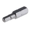 RS PRO Hex Screwdriver Bit 0.25 mm Drive Size, 4 mm Hex Tip, 25 mm Length, Chrome Vanadium Steel 618-982