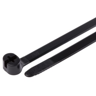 Thomas & Betts Cable Tie Non-Releasable 203.2 mm x 7.6 mm Black Nylon 12 TYC5272MX