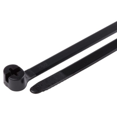 Thomas & Betts Cable Tie Non-Releasable 203.2 mm x 7.6 mm Black Nylon 12 TYC5272MX