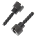 3M 3341 Series Jackscrew Kit for Mini D Ribbon Connector, Steel, 18.5mm Length, 50 Contacts, Female, 3341-3