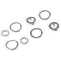 3M 3341 Series Jackscrew Kit for Mini D Ribbon Connector, Steel, 18.5mm Length, 50 Contacts, Female, 3341-3