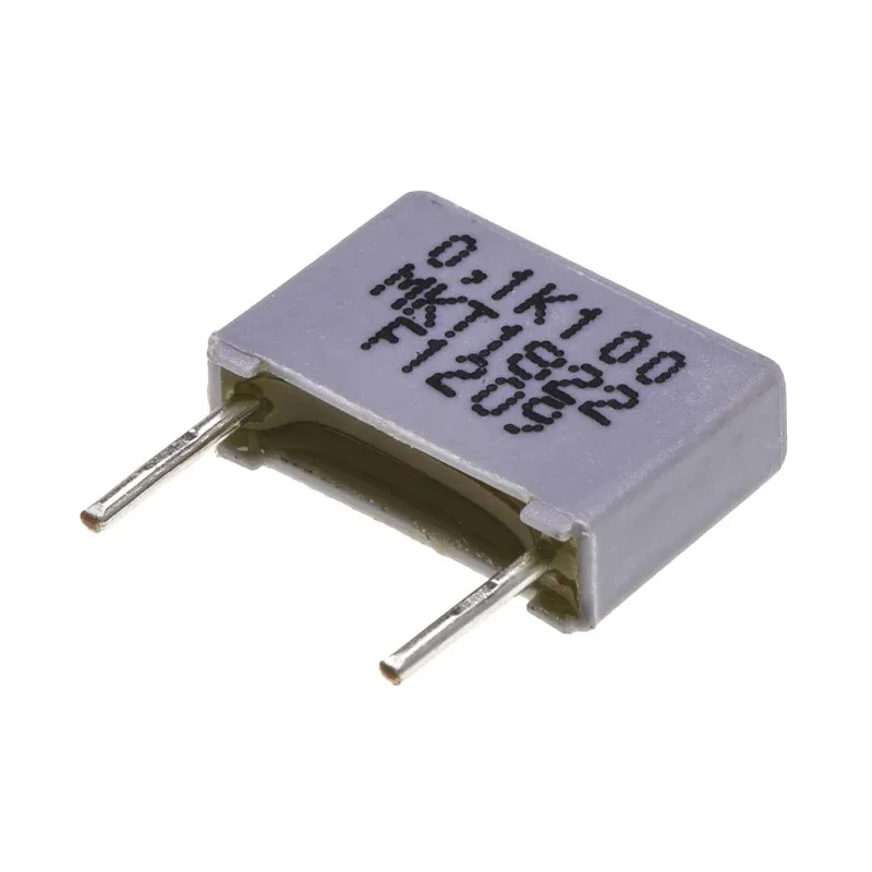 Vishay MKT 1822 Film Capacitor 100 nF, 63V AC, 100V DC, Through Hole MKT1822410015