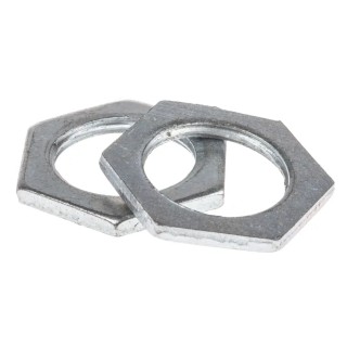 RS PRO Silver Steel Cable Gland Locknut M20 Thread 621-118