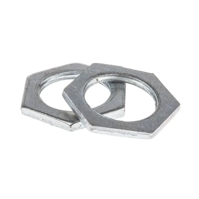 RS PRO Silver Steel Cable Gland Locknut M20 Thread 621-118