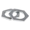RS PRO Silver Steel Cable Gland Locknut M20 Thread 621-118