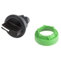 Schneider Electric Harmony XB5 3 Position Selector Switch Head, 30 mm Cutout, Black Handle, IP67/IP69K/IP66 ZB5FD5