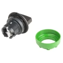 Schneider Electric Harmony XB5 3 Position Selector Switch Head, 30 mm Cutout, Black Handle, IP67/IP69K/IP66 ZB5FD5