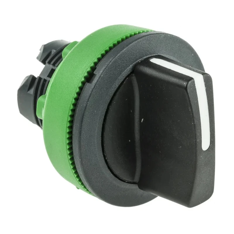 Schneider Electric Harmony XB5 3 Position Selector Switch Head, 30 mm Cutout, Black Handle IP66 IP67 IP69K ZB5FD7