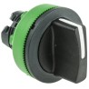 Schneider Electric Harmony XB5 3 Position Selector Switch Head, 30 mm Cutout, Black Handle IP66 IP67 IP69K ZB5FD7