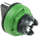 Schneider Electric Harmony XB5 3 Position Selector Switch Head, 30 mm Cutout, Black Handle IP66 IP67 IP69K ZB5FD7