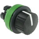 Schneider Electric Harmony XB5 Series 3 Position Selector Switch Head, Spring Return, 30 mm Cutout, Black Handle ZB5FD89