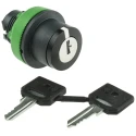 Schneider Electric Harmony XB5 3-Position Key Switch Head, Spring Return, 30 mm Cutout ZB5FG05